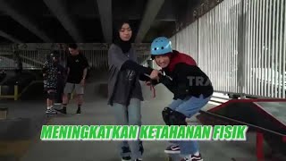 Arafah dan Aci Belajar Skateboard | MABAR (09/10/22) Part 2