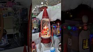 Menards Christmas LED Rocket Ship Santa Enchanted Forest #santa #holiday #decoration