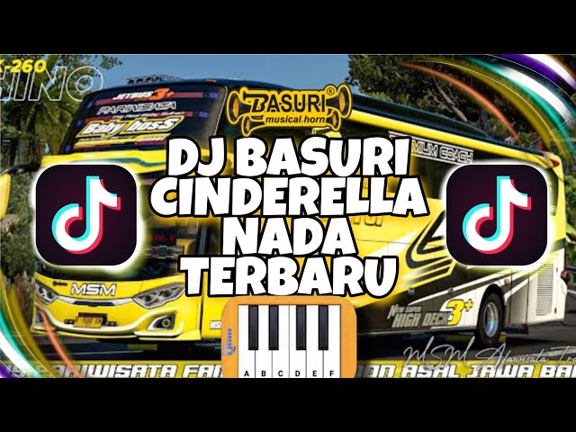 DJ REMIX BASURI NADA TERBARU | CINDERELLA | PIANIKA | JEDUG JEDUG VIRAL.TIKTOK❗ class=