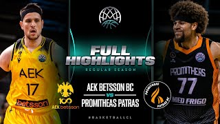 AEK BETSSON BC v Promitheas Patrasa | Full Game Highlights | #BasketballCL 2023