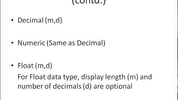 SQL Tutorial - 7: Data-Types in SQL (Part-2)