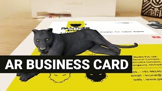 AR Business Card App Review - Developed by Panther Studio