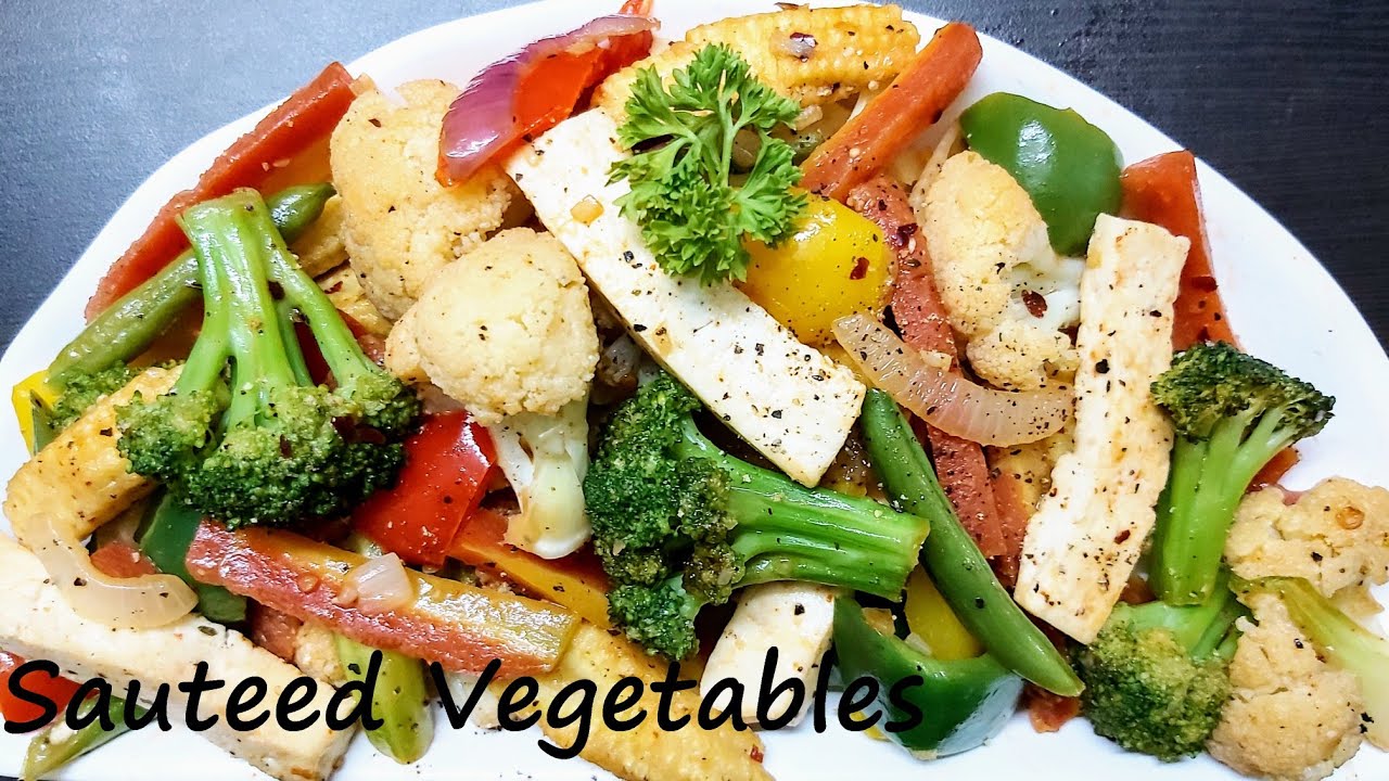 SAUTEED VEGETABLES | Low Carb Veggie Recipe | Stir Fried Veggies
