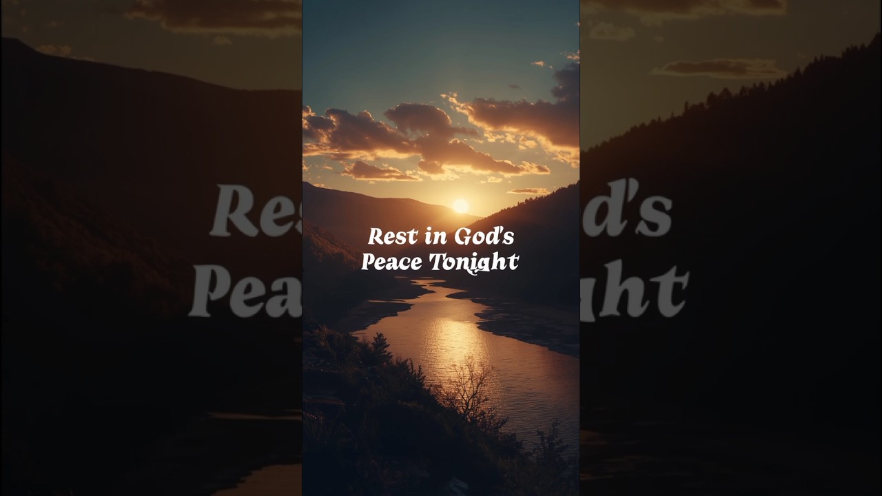 A Peaceful Night Prayer | Calm Your Mind & Sleep in God’s Presence🌅 🙏 ✨ 🕊️ 🌙 💛 📖