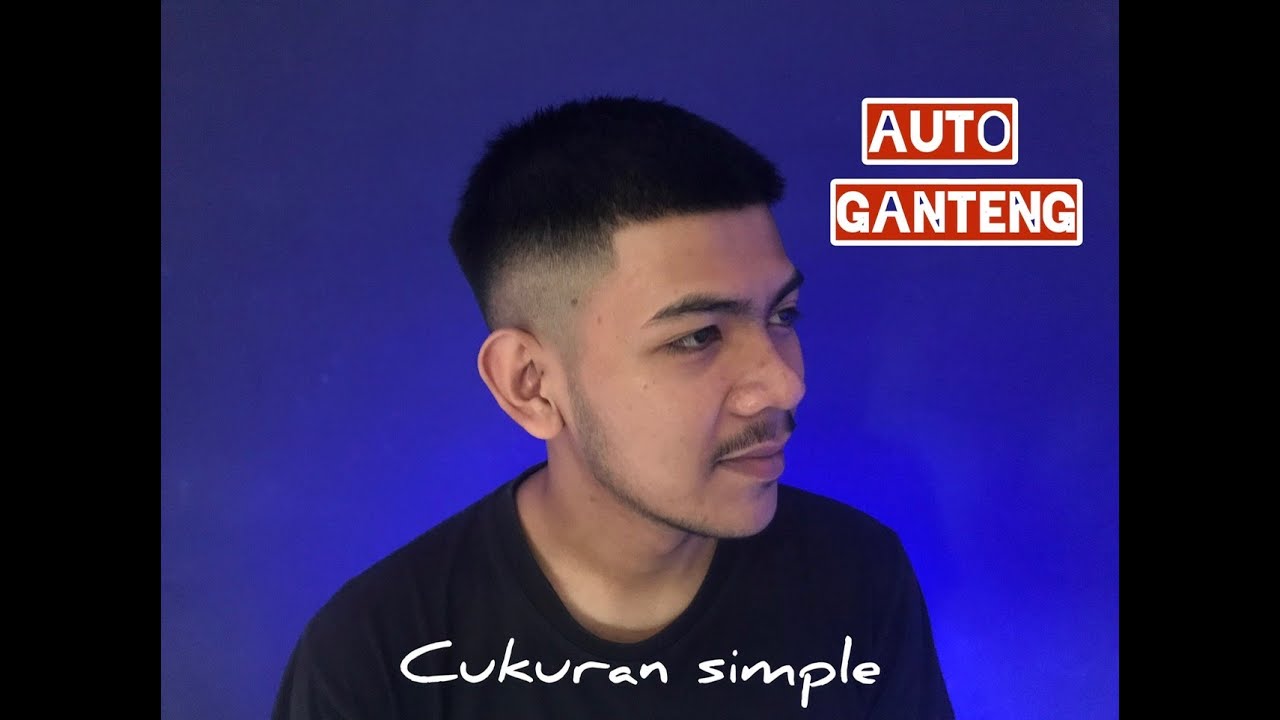  Potongan  rambut  pendek  simple auto ganteng MANTULLL YouTube
