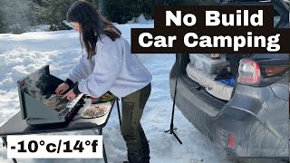 Solo Winter Car Camping Setup in Subaru | EASY NO BUILD by Madison Clysdale 172,886 views 1 year ago 13 minutes, 26 seconds