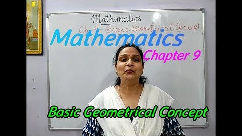 Math Chapter 9 Basic Geometrical Concept