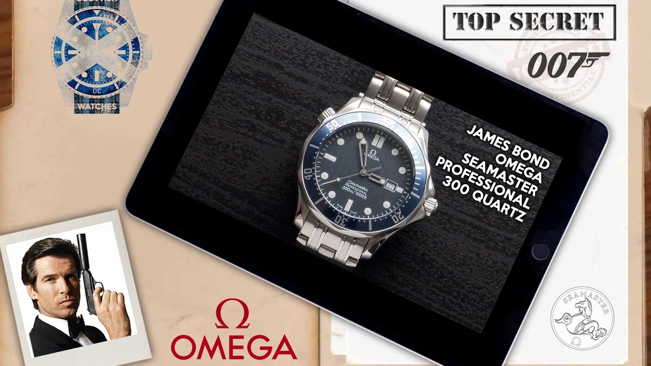 pierce brosnan james bond omega watch