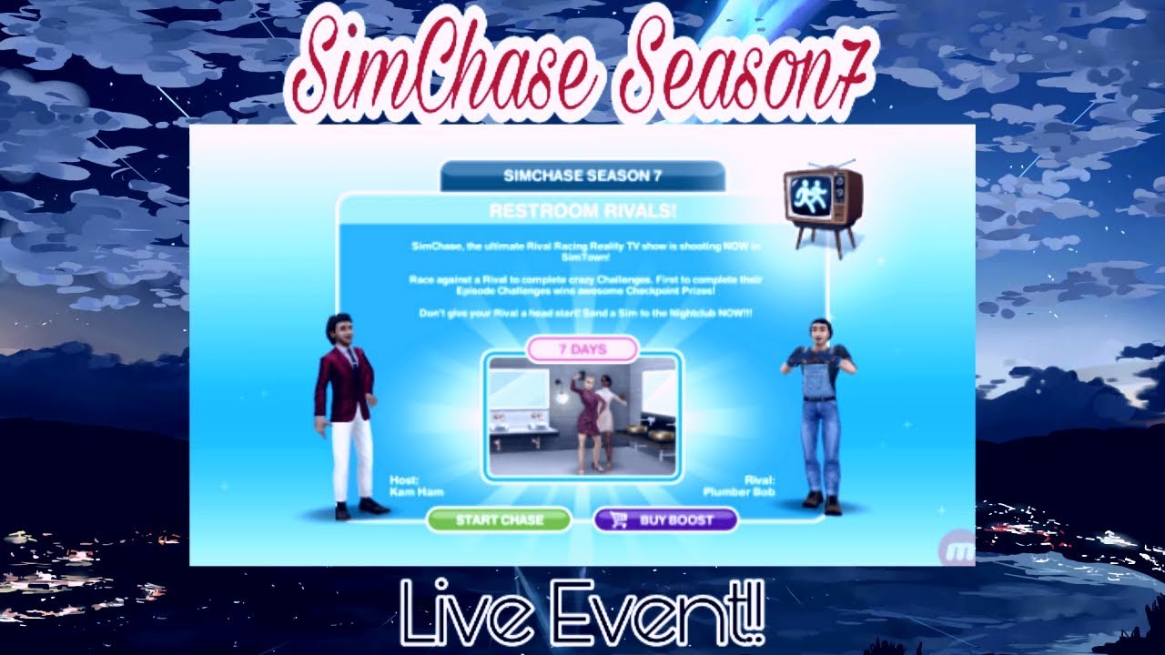 🇵🇭SimsFreePlay 《SimChase Season7(Restroom Rivals)》