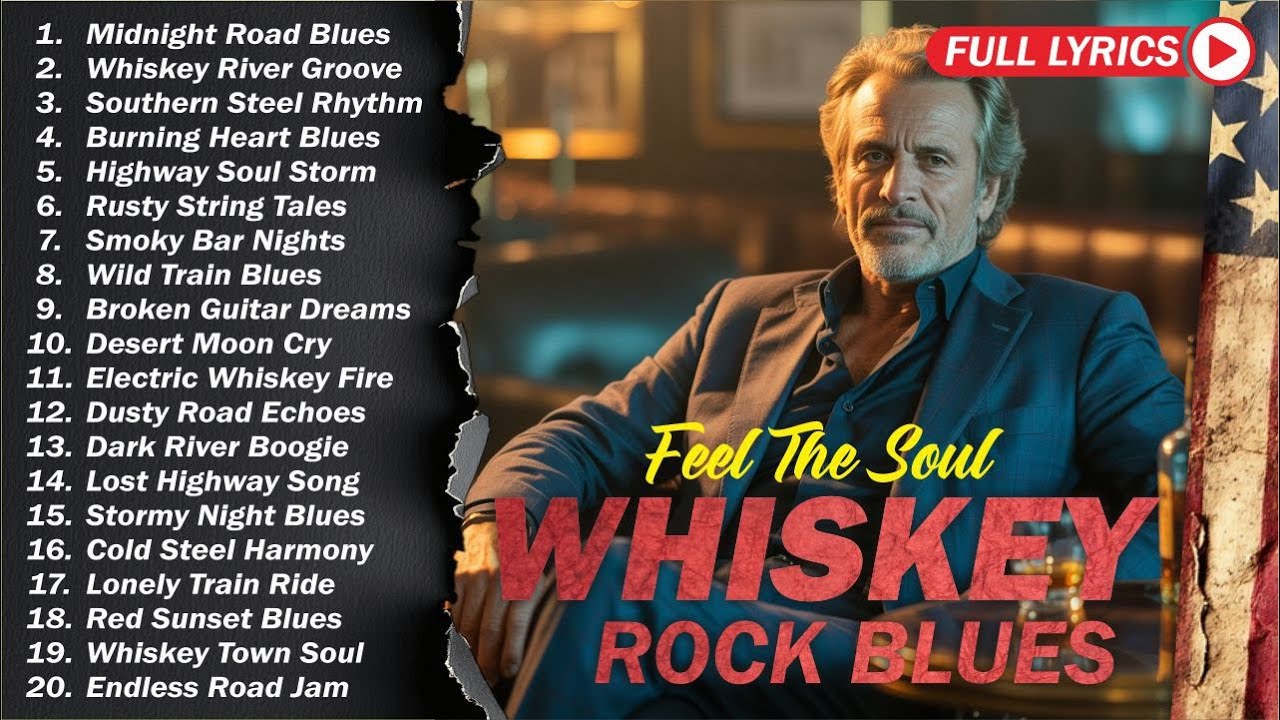 Whiskey Blues Music - THE BEST OF WHISKEY BLUES - Best Blues Songs Of All Time Relaxing Blues #rock