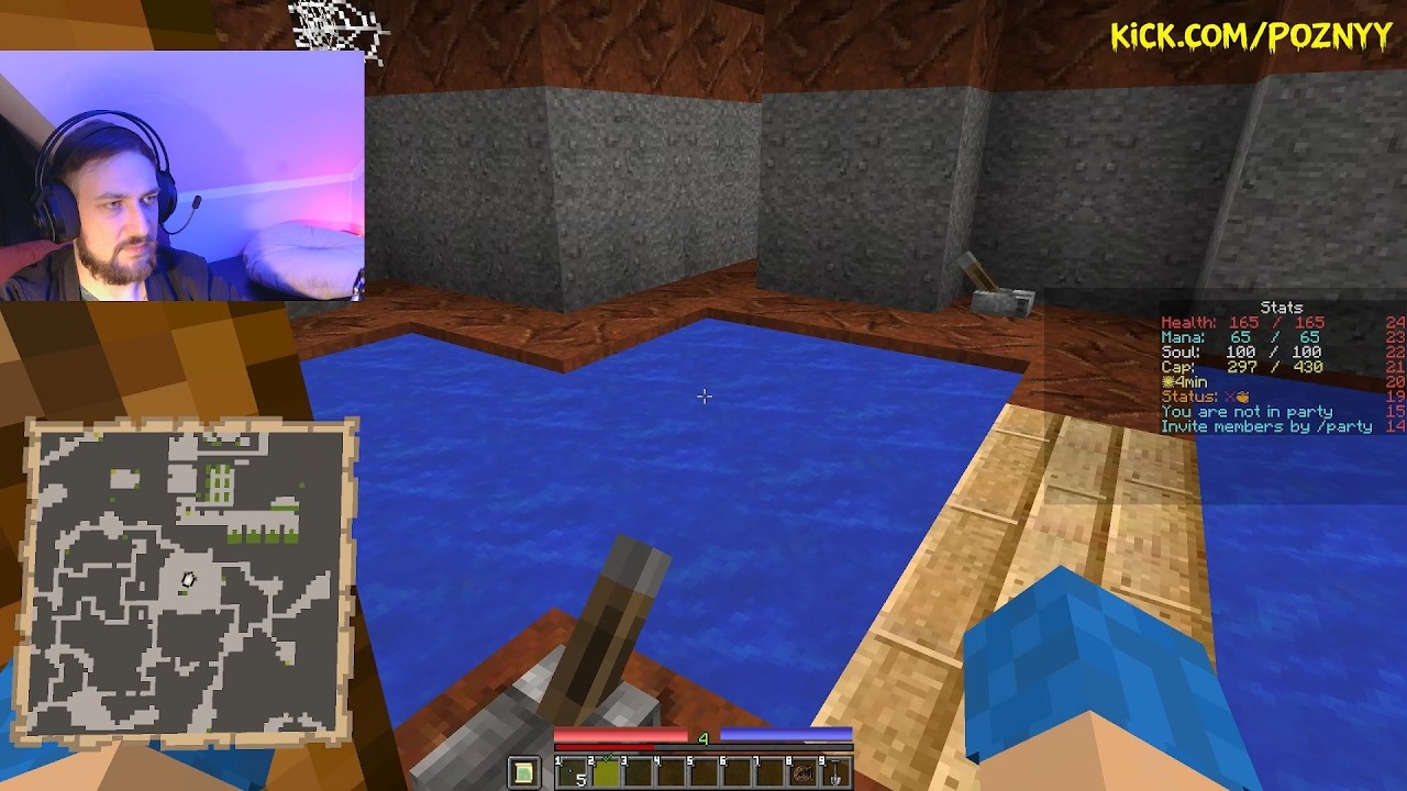 PT3D (Tibia w Minecraft) - Pierwsze kroki na Rookgaardzie 3D