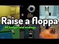 ALL BADGES in Raise a floppa | ROBLOX