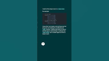 Find unique rows in numpy.array #shorts