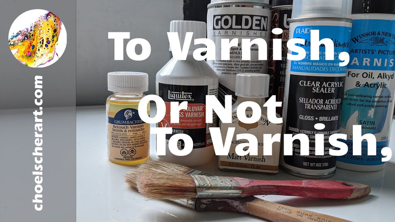 30 sec Tutorial about Spray Varnish 👩‍🎨🙇 Why Varnish? Varnishing yo