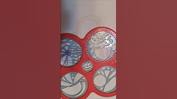 Spirograph with multigear synergy and custom gear #art #spirograph #drawing