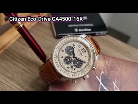 Video HWATCH Review Đồng Hồ Citizen CA4500-16X Choronograp... - youtube