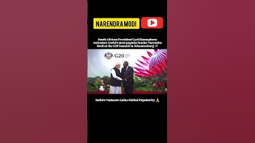 #southafrica #g20summitPM Modi shares heart-warming exchanges with global leaders at the G20 Summit