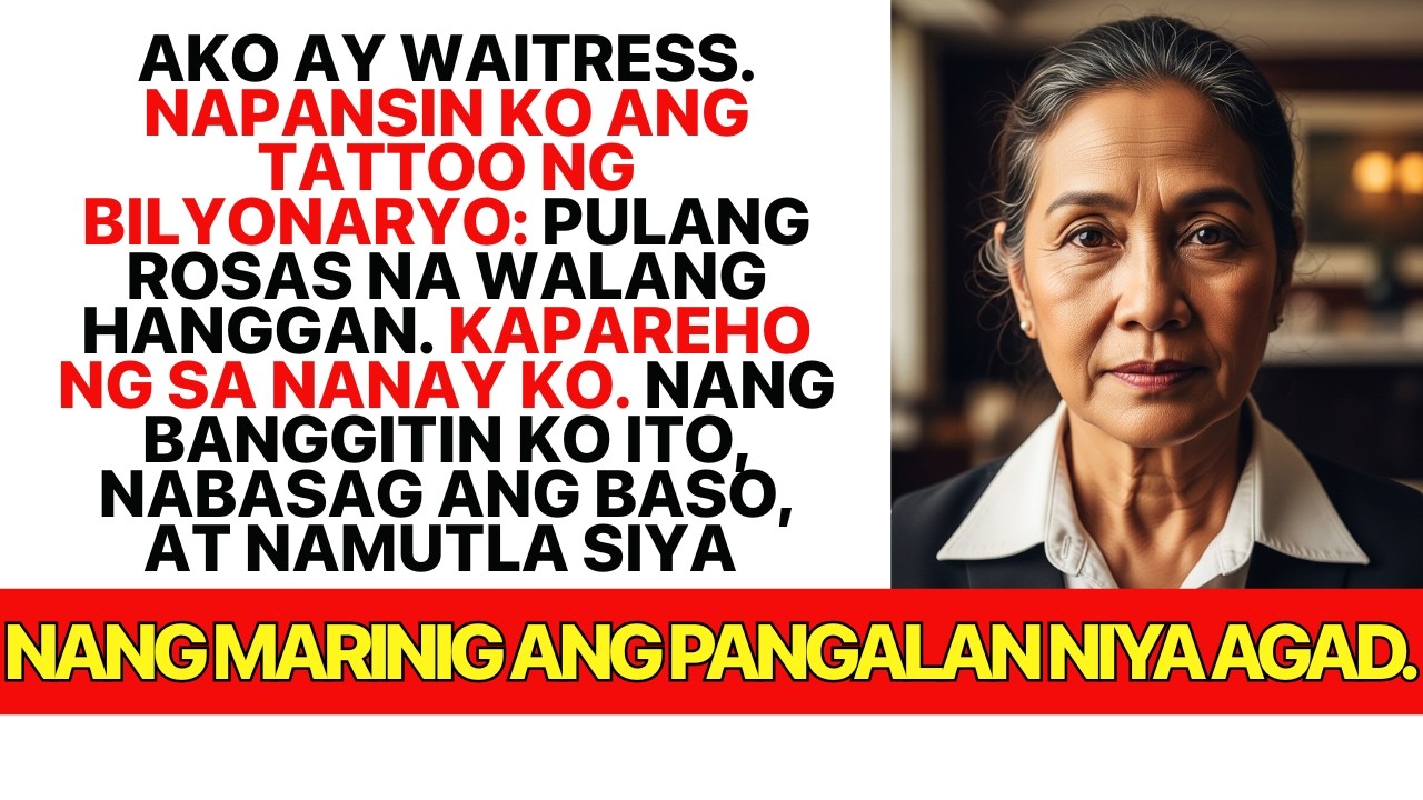 Habang Nagsisilbi Akong Waiter, Sinabi Ko sa Isang Bilyonaryo: May Tattoo ang Nanay Ko na Katulad!