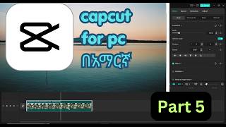 capcut በአማርኛ  capcut for pc  part 5 | capcut remove bg #videoediting | capcut video editing #capcut