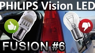 Двухконтактная светодиодная лампа p21 5w philips vision led