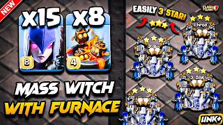 Mass WITCH Attack With FURNACE REVIVE 2026 (Town Hall 18) | Best TH18 Attack Strategy Clash of Clans