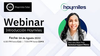 Webinar Introducción HOYMILES