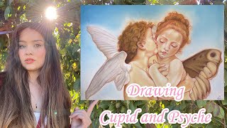 Drawing Cupid and Psyche as Infants in Soft Pastels screenshot 3