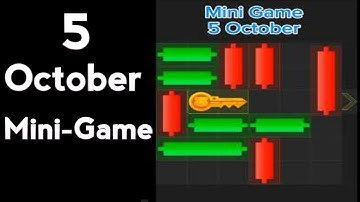 Mini Game Today 5 October Hamster Kombat How To Solve Mini Game Puzzle in Hamster Kombat  SOLVED