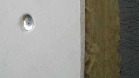 FIXING INSULATED PLASTERBOARD