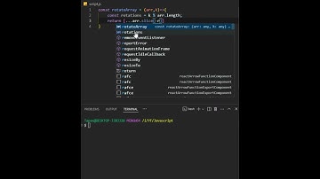 Rotate an Array by K Steps in JavaScript #coding #theroxycoder #shorts
