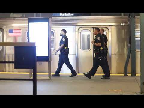 Train Derailment at Canarsie–Rockaway Parkway Subway Station - BROOKLYN