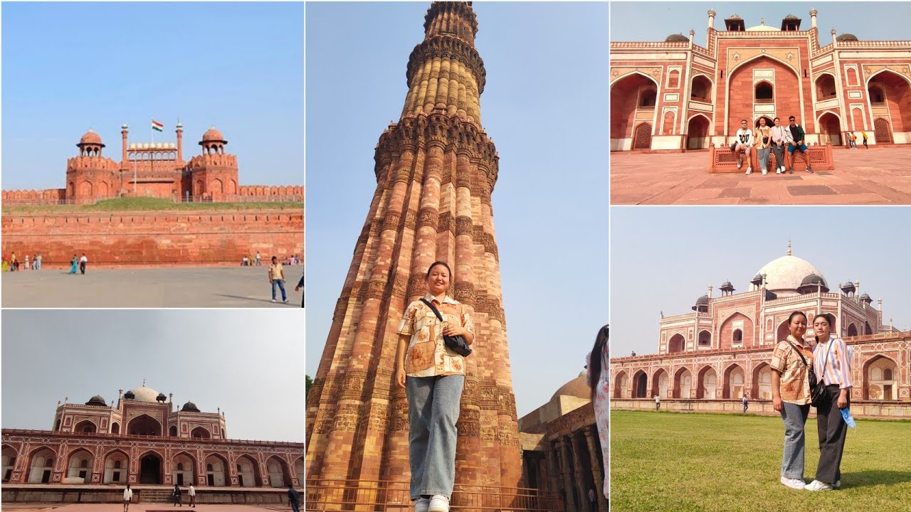 Delhi Dieries ~ Humayun's Tomb ~ Qutub Minar ~ Red Fort | Nima Drema
