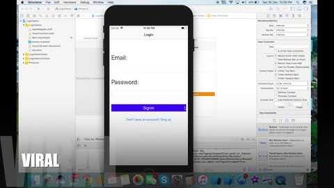 Swift 4# Login & Register using @IBDesignable, @IBInspectable and Auto layout || Part-1