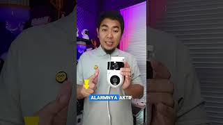 cctv 2 lensa bisa melihat 2 area sekaligus pantau lewat hp aja. #cctv #cctvcamera #securitycamera