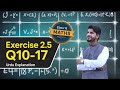 Exercise 2.5 Q# 10—17 | Class 12 Maths | NBF New Book 2025 | Full Urdu Explanation