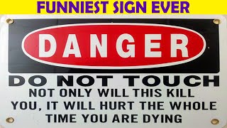 The Most Hilarious Signs Ever (PART 2)