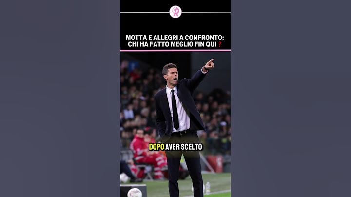 THIAGO MOTTA VS ALLEGRI ⚔️ | Chi ha fatto meglio alla JUVENTUS❓| Il dato SORPRENDE TUTTI 😯