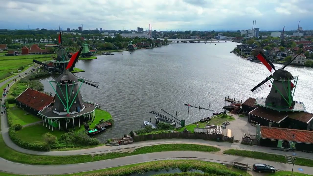 Windmill Views with Soothing Relaxation Music