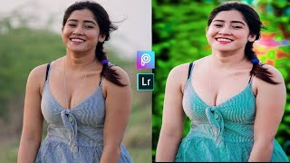 HOW TO Edit MOODYGREEN 💚|Light room and PicsArt mobile Tutorial screenshot 2