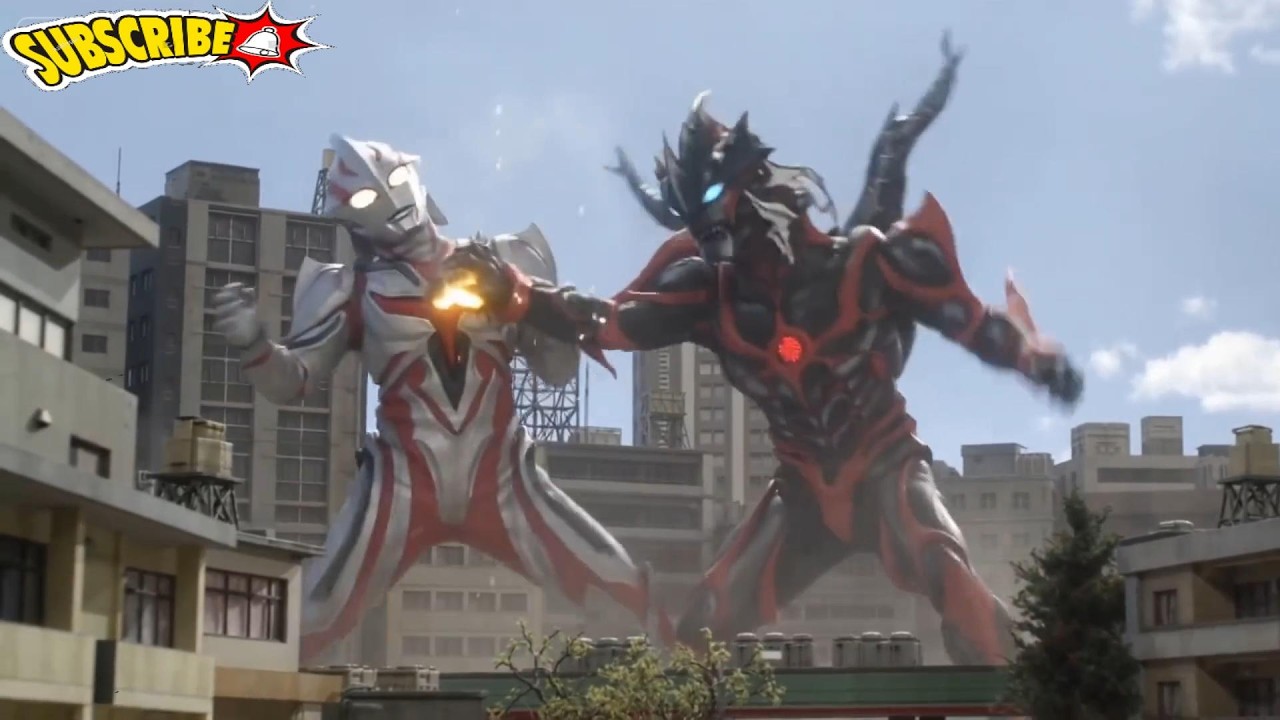 Ultraman Nexus vs Dark Lucifer (versi AI)