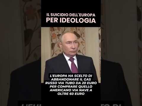Video IL CONTO DEL GAS USA: IL SUICIDIO DELL'EUROPA PER IDEOLOGIA