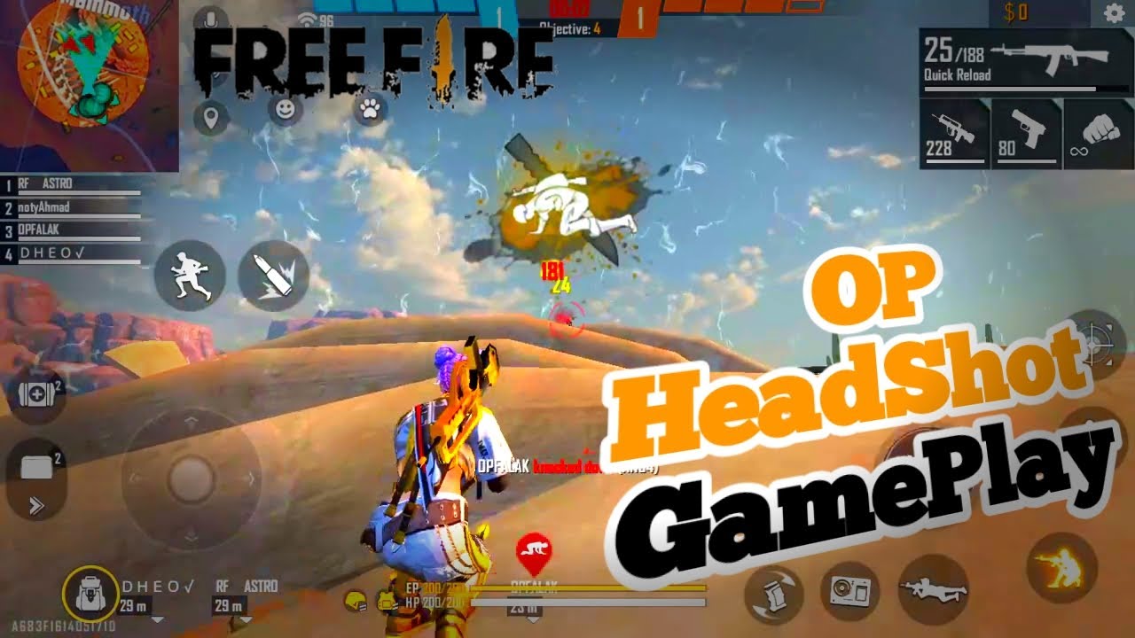 CLASH SQUAD RANKED MATCH / OVER POWER HEADSHOT / IN FREE FIRE /WITH ...