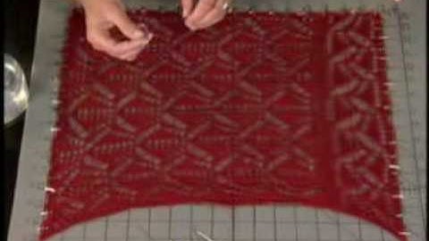 How to Block Lace Knitting - KDTV Episode 103