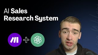 Watch me build an AI system that automatically researches B2B prospects before a sales call