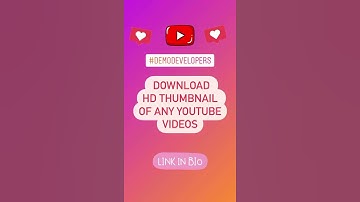 How to download YouTube video thumbnail and tag for free 2021
