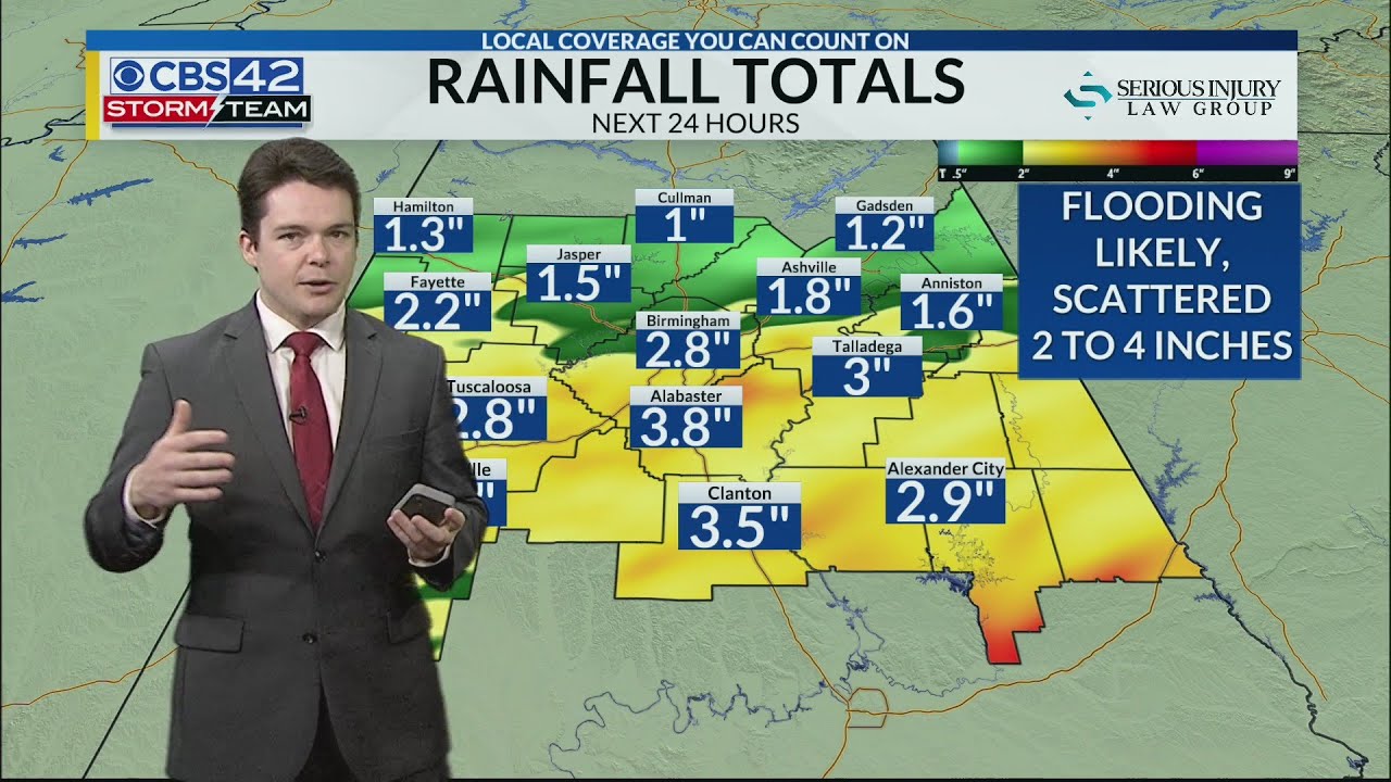 Sunny & Cool Today, Severe Storms & Flooding Likely Tomorrow - YouTube