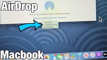 MacBook: How to Turn On AirDrop & Choose Everyone, Contacts Only or No One