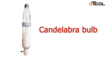 How to change Candelabra bulb - deeToolMan bulb changer