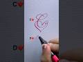 CD with a Heart ❤️ | Easy Tutorial #viral #reels #fyp #shorts #satisfying