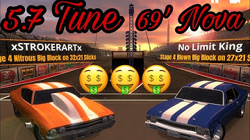 5.7 69’ Nova Tune - No Limit 2.0 Drag Racing